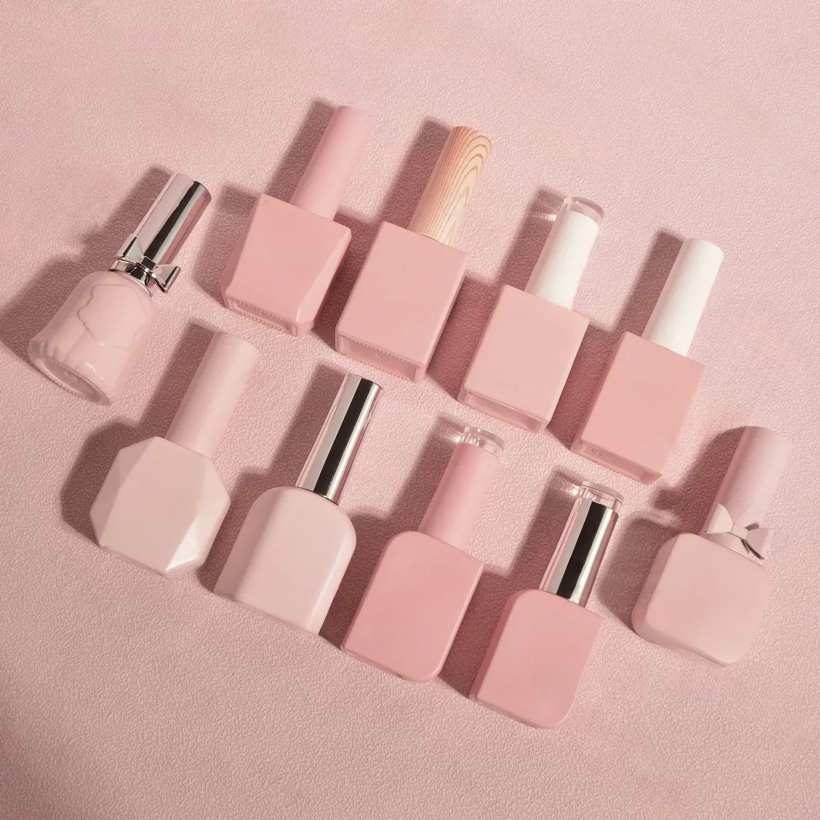 Gel Refill Pack - ขวดเปล่าสำหรับยาทาเล็บ 10 ชิ้น ขนาด 10/15 มล.