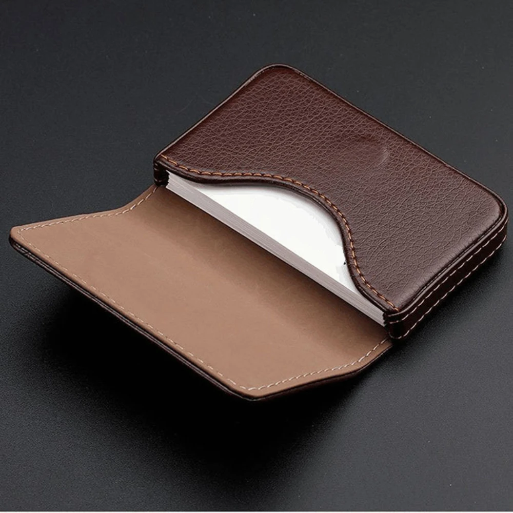 กระเป๋าใส่บัตรเครดิตหนัง PU แบ - Index Card Holder บทวิจารณ์และราคา