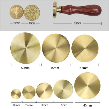 ปรับแต่งแสตมป์ขี้ผึ้งที่มีโลโก - Wax Seal Stamp Set บทวิจารณ์และราคา