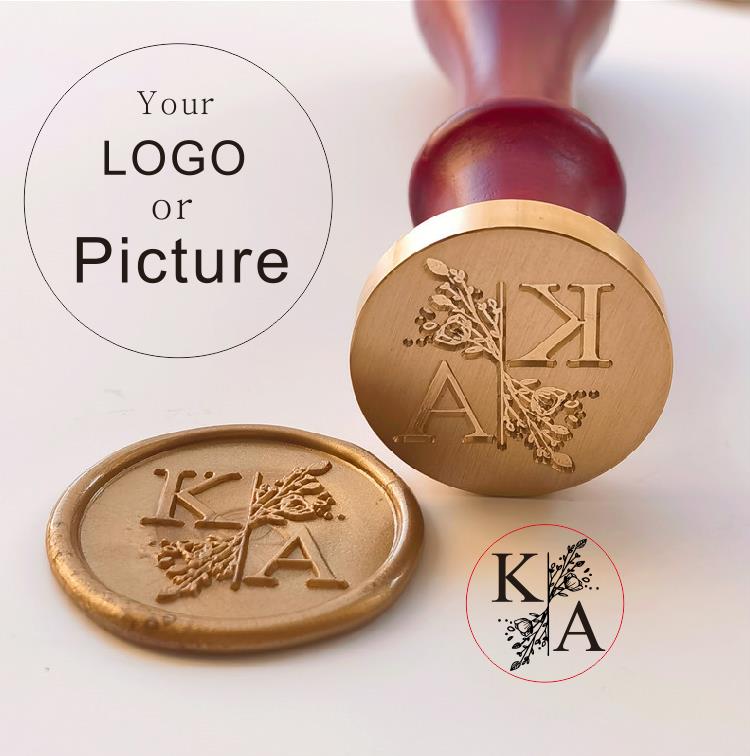 Custom Seal Wax Sealแสตมป์ที่ก - Wax Seal Stamp Set บทวิจารณ์และราคา