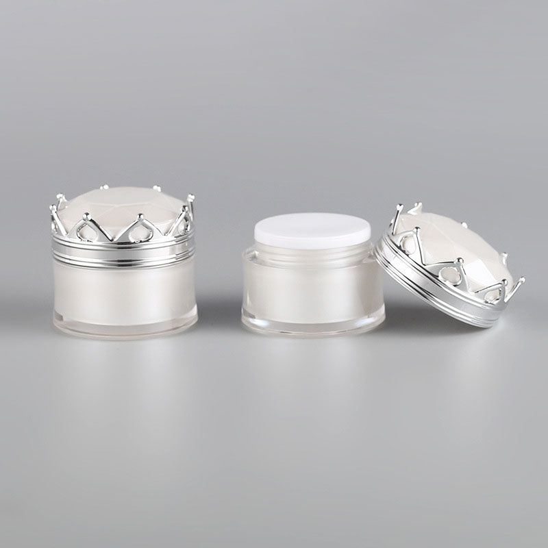 กระปุกอะคริลิคทรงมงกุฎสีทอง/ขา - Gel Refill Pack บทวิจารณ์และราคา