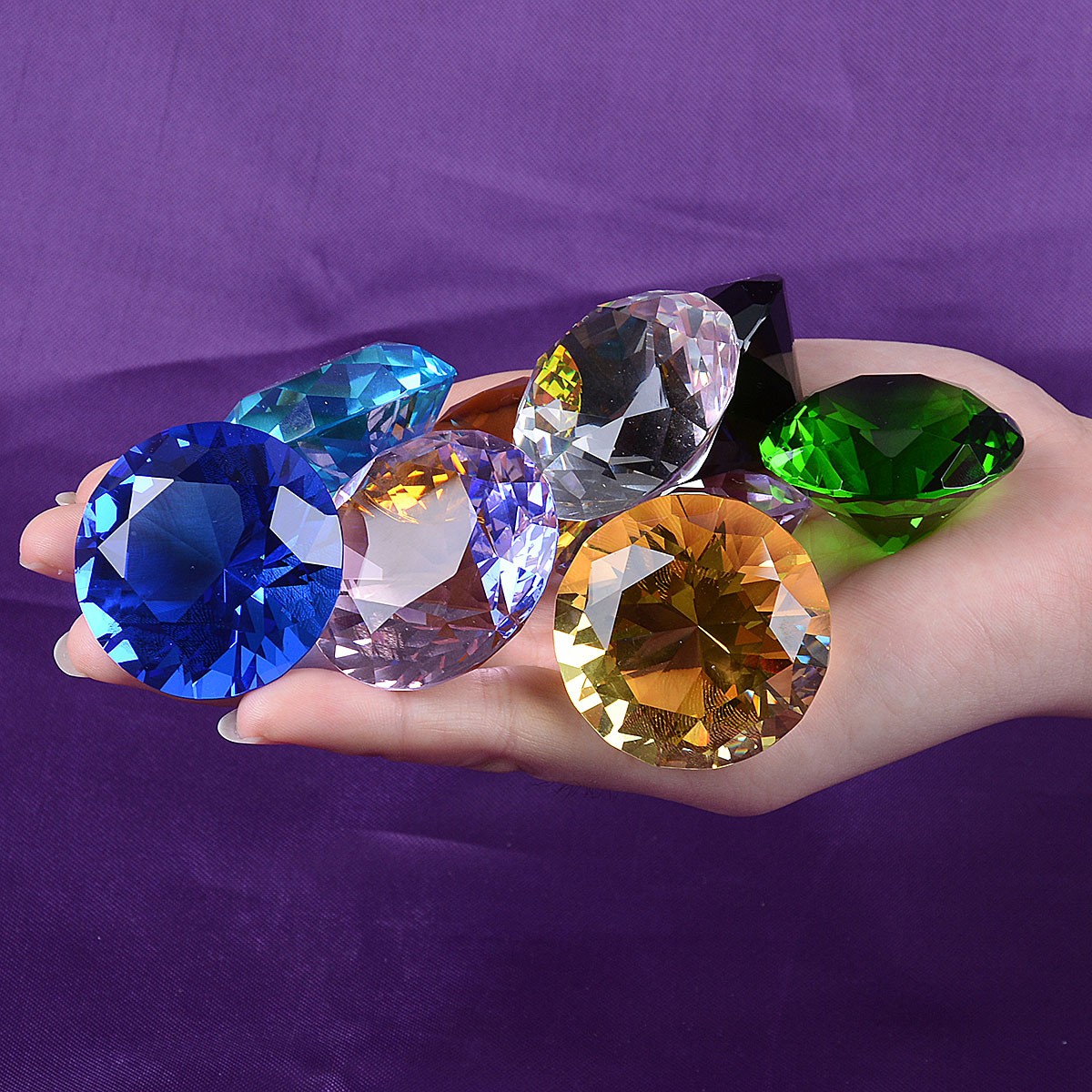 1pcs คริสตัลเพชรรูป Paperweigh - Paper Weight Crystal บทวิจารณ์และราคา