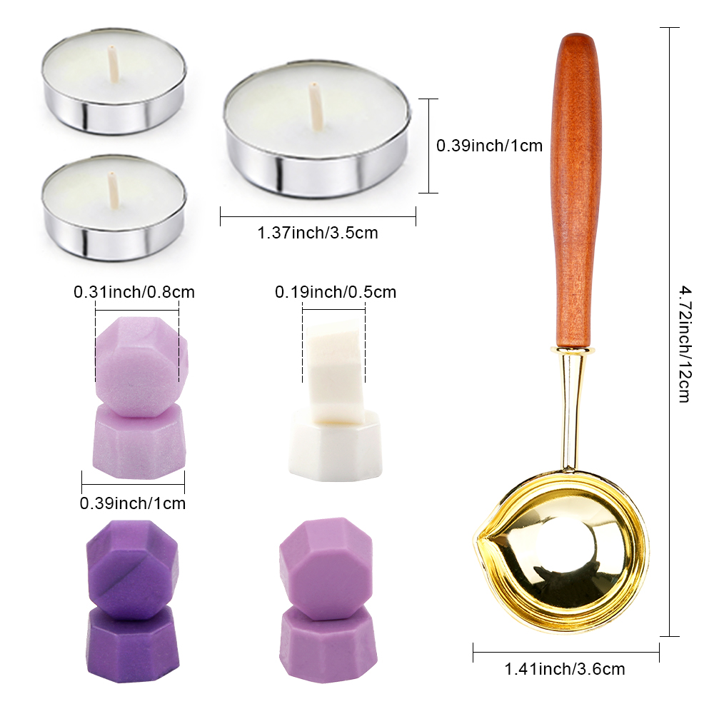 ชุดลูกปัดเคลือบแว็กซ์วินเทจสำห - Wax Seal Stamp Set บทวิจารณ์และราคา